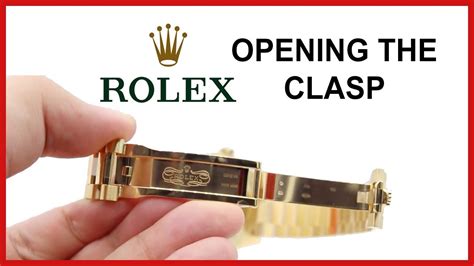 how to open a rolex president watch band clasp|Rolex president bracelet attachment.